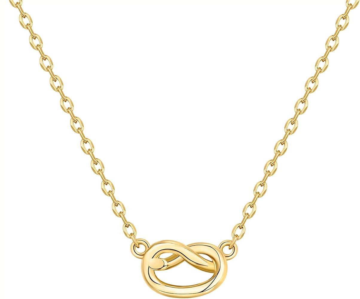 PAVOI 14K Gold Plated Dainty Pendant Necklace | Dot, Elephant, Butterfly, Pineapple Pendant | Layeri | Amazon (US)