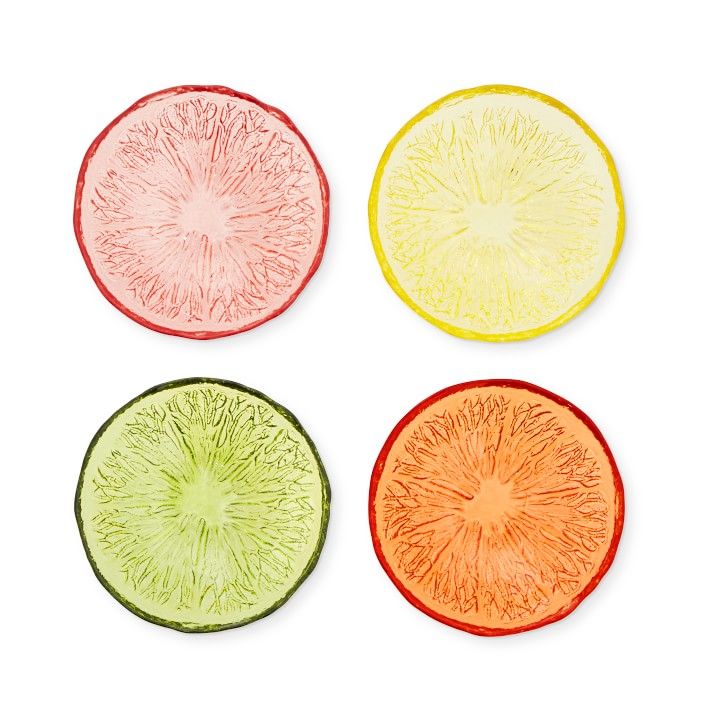 Citrus Glass Bowls, Set of 4, Mixed | Williams-Sonoma