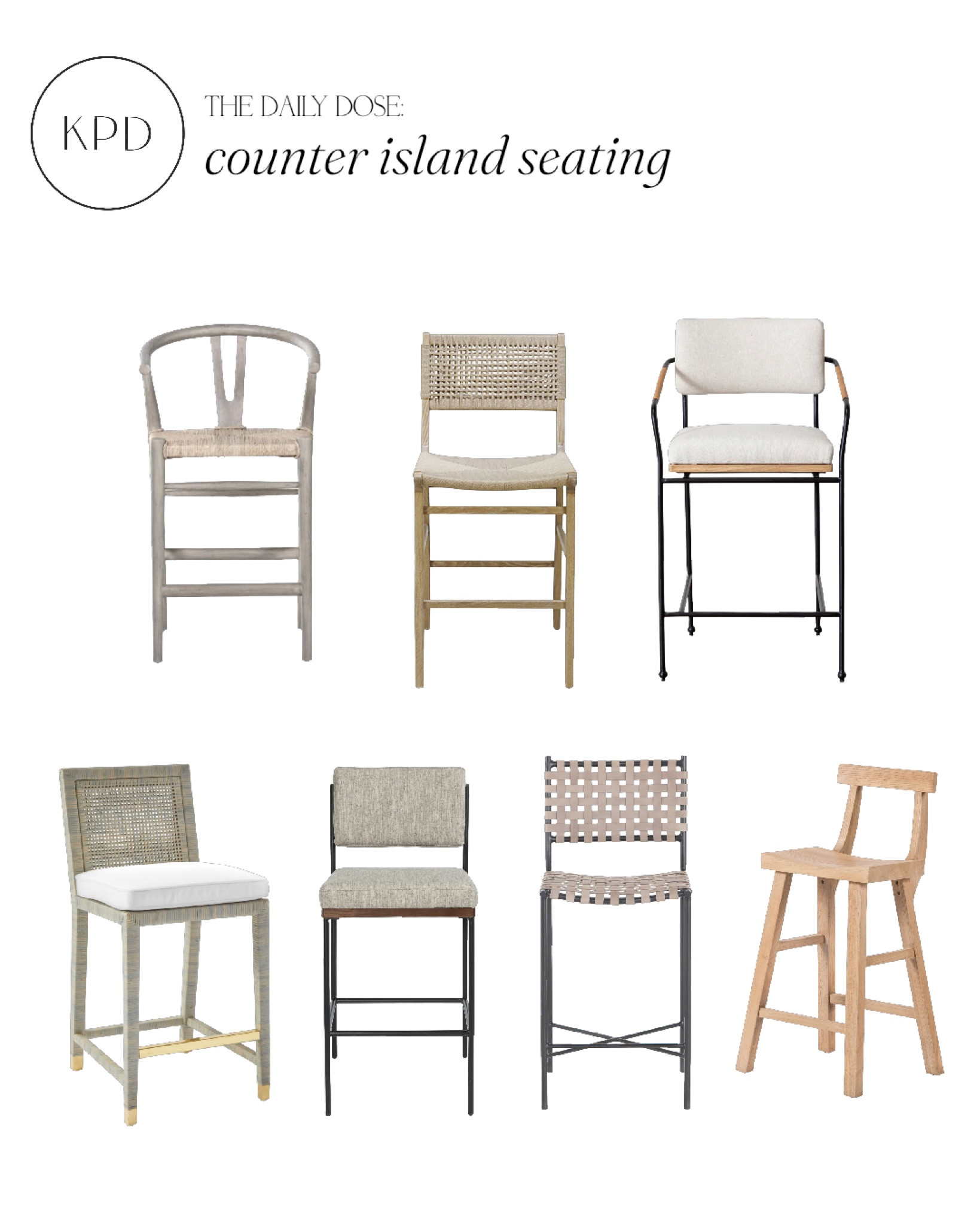 kpd the daily dose: counter island seating 

#LTKstyletip #LTKhome
