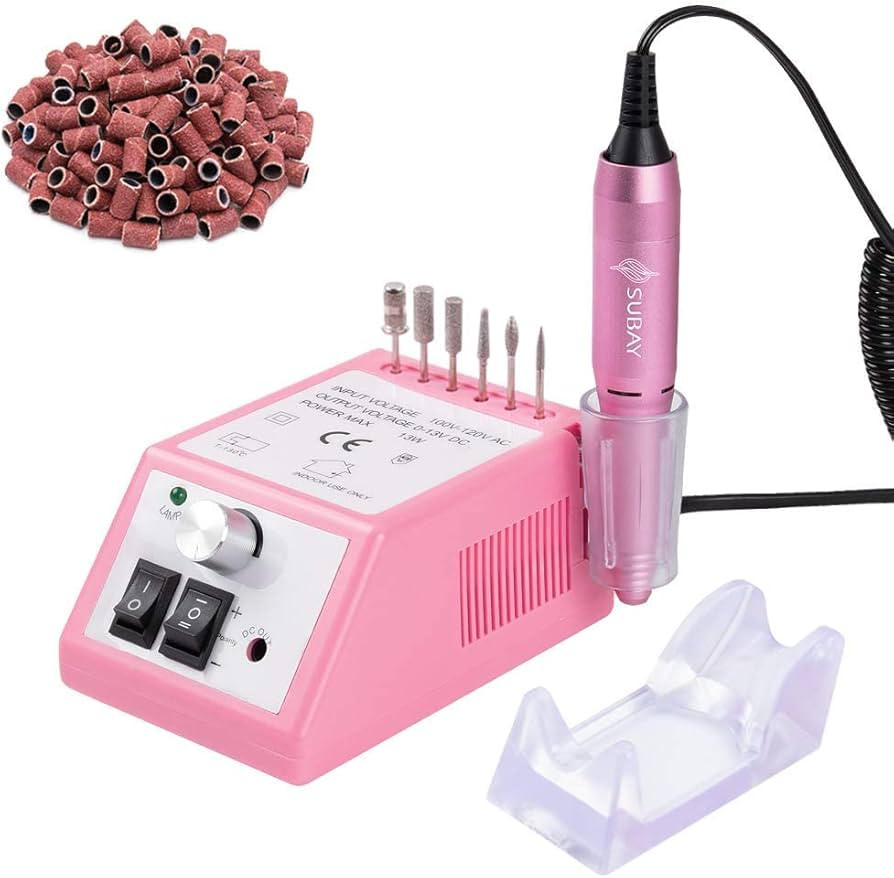 Subay Professional Finger Toe Nail Care Electric Nail Drill Machine Manicure Pedicure Kit Electri... | Amazon (US)