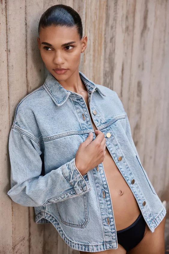 POCKETED Z1975 DENIM JACKET | Zara US