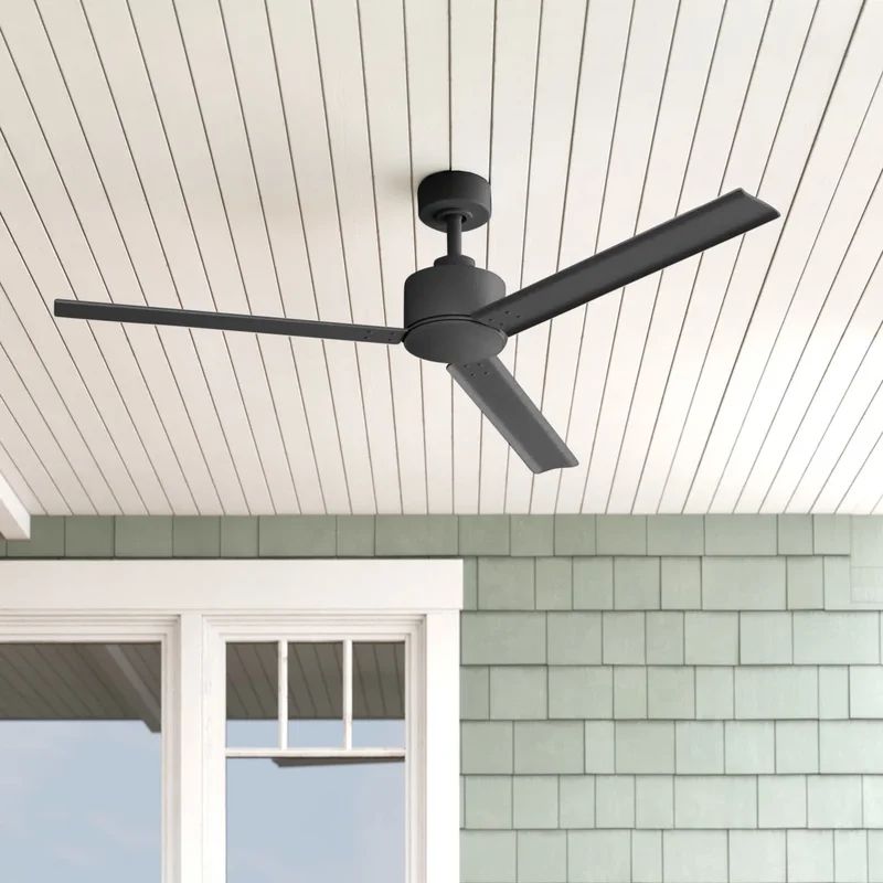 56" Murray Hill 3 - Blade Outdoor Ceiling Fan with Wall Control | Wayfair North America