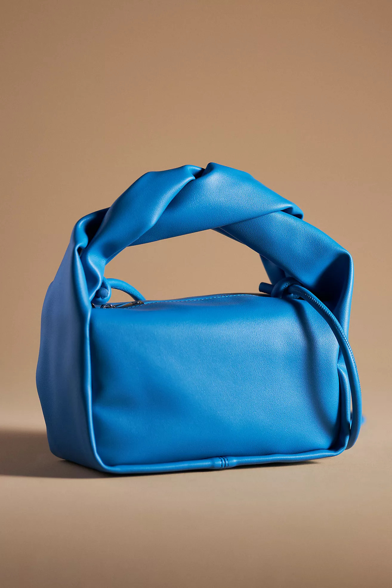 Faux Leather Twist-Handle Satchel | Anthropologie (US)
