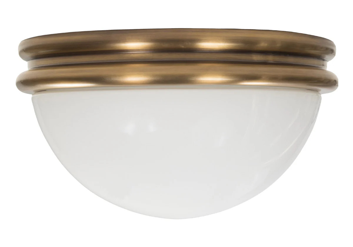 ALYS FLUSH MOUNT | Glass & Brass | Alice Lane Home Collection