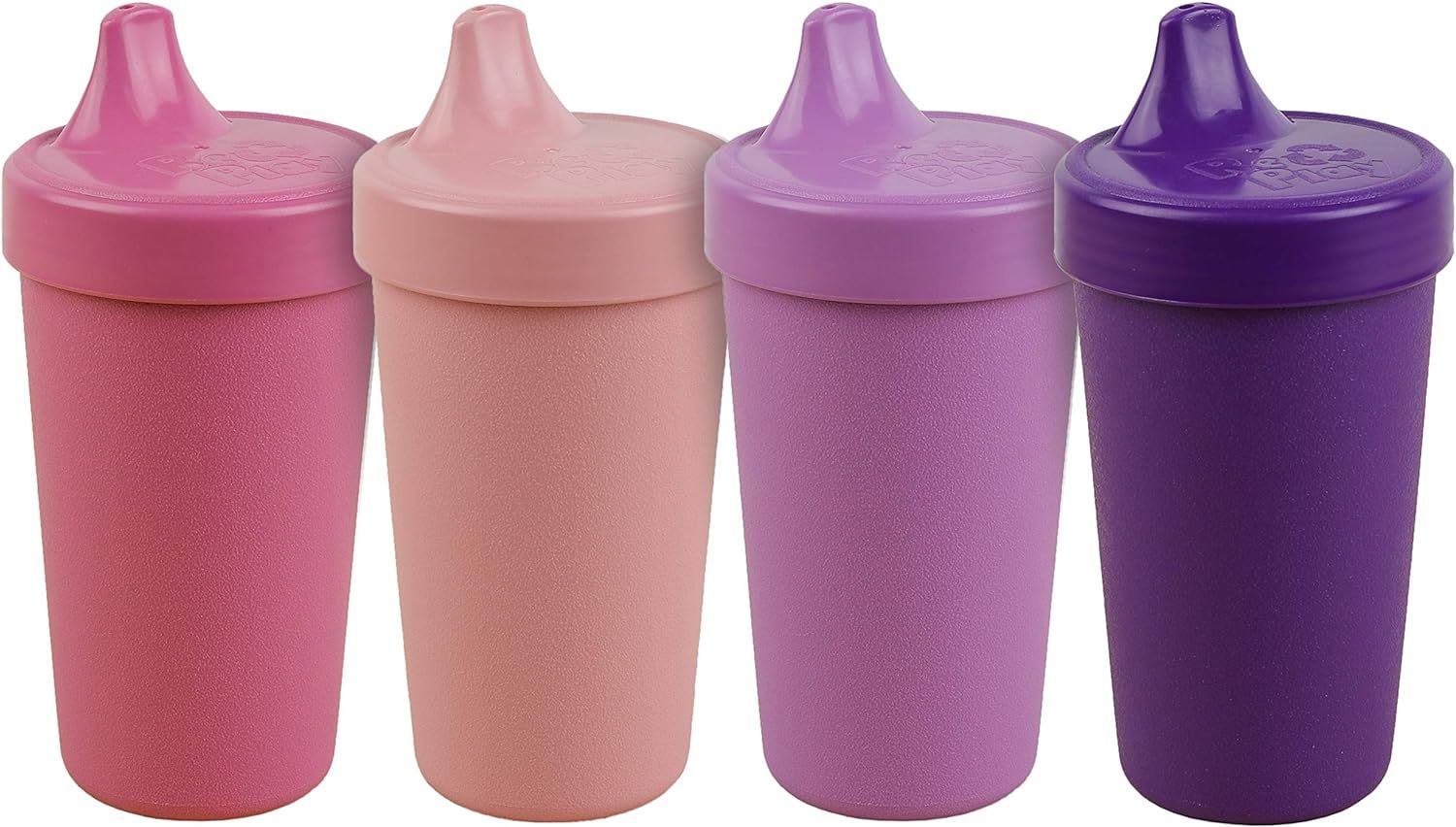 RE-PLAY 4pk - 10 oz. No Spill Sippy Cups for Baby, Toddler, and Child Feeding in Bright Pink, Blu... | Amazon (US)