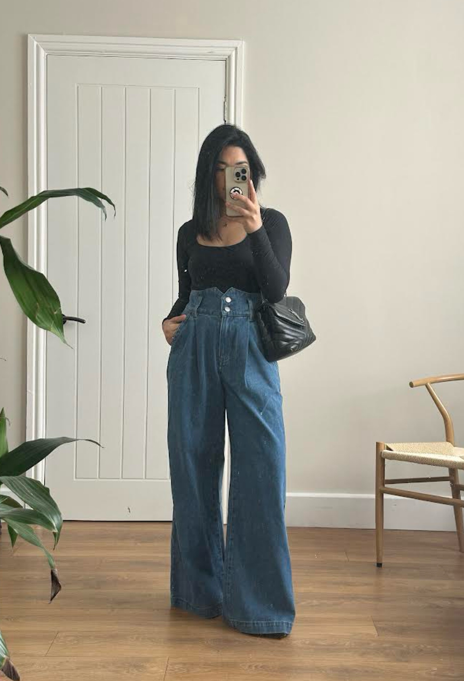 Karen millen, H&m, & Other stories, Asos, Ysl, Mytheresa, transitional outfit, transitional style, spring outfit, spring fashion, wide leg jeans, wide leg trousers, petite jeans, black bodysuit, square neck bodysuit, Ysl bag, quilted bag, spring outfit ideas, style inspiration 

#LTKSeasonal #LTKstyletip #LTKeurope