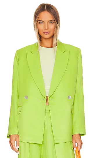 Kaya Blazer in Green | Revolve Clothing (Global)