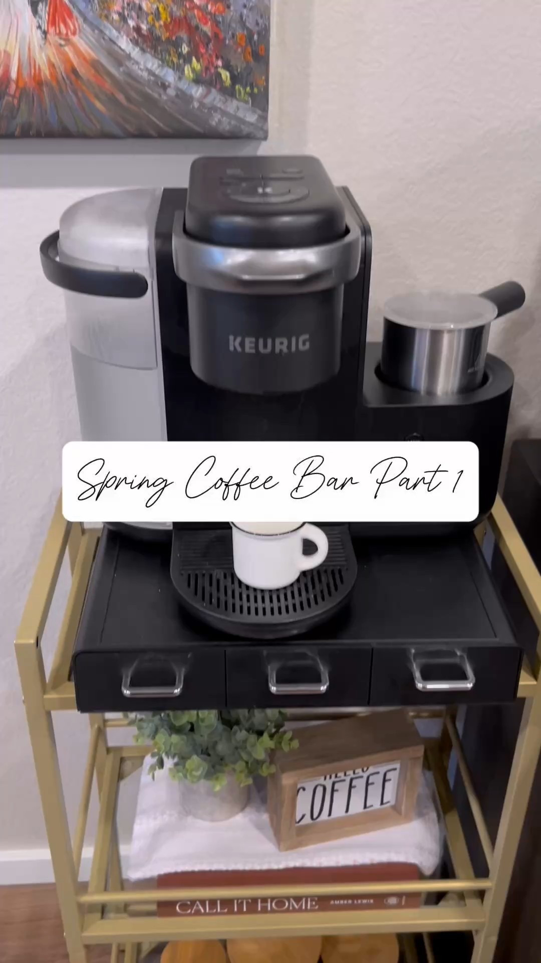 Spring coffee bar featuring our two coffee machines that we love so much 🌷 #coffeebar #springdecor

#LTKFindsUnder50 #LTKSeasonal #LTKHome