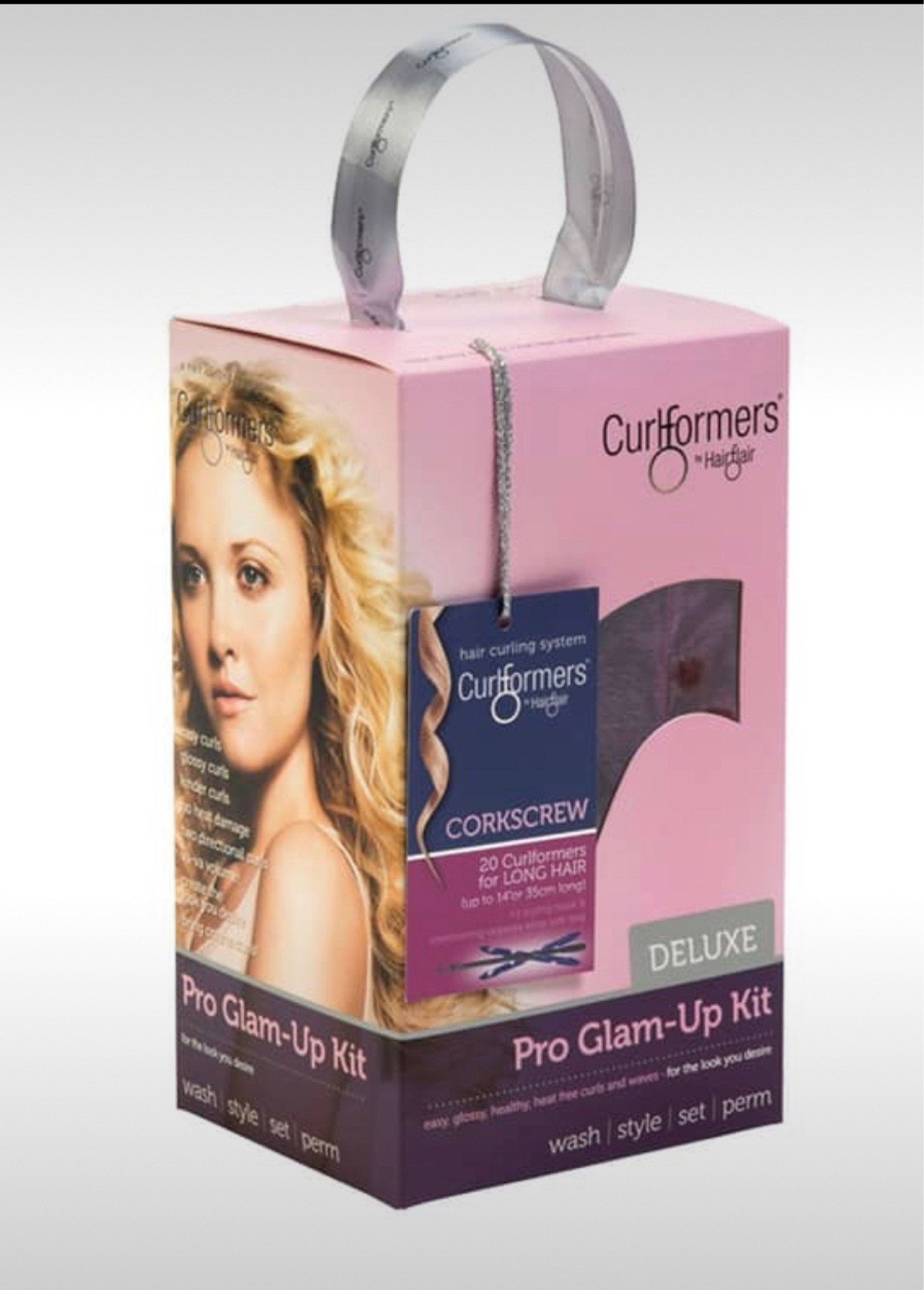 Hairflair® Curlformers® Corkscrew Curl Glam Up Kit - create stunning curls & waves without heat damage. 40% off!

Conquer the world with corkscrew curls fit for a queen or king. This genuine Hairflair® Curlformers® Corkscrew Curl Glam Up Kit creates salon-quality corkscrew curls with no heat damage. Glam-up kits are a perfect introduction to Curlformers®, ideal to try different curls and to add to a set you already have. Also works if you just want a few curls as they are smaller than the full sets. Suitable for all hair types, wigs and weaves, adults and children. Includes 20 Curlformer heatless hair curlers, 10 clockwise and 10 anti-clockwise, 1 hook and instructions packed in our luxury organza shimmery keep-safe bag. For hair up to 14"/35cm, measure from root to tip.• 20 Corkscrew Curlformers®• Luxury Organza Shimmery Keep-Safe Bag1 Styling Hook• Application Instructions• Genuine Curlformers® by HairFlair• Conforms to USA Regulations and EU REACH Regulations on plastics and heavy metals• Does not contain Latex• No heat damage guarantee

#LTKGiftGuide #LTKstyletip #LTKbeauty