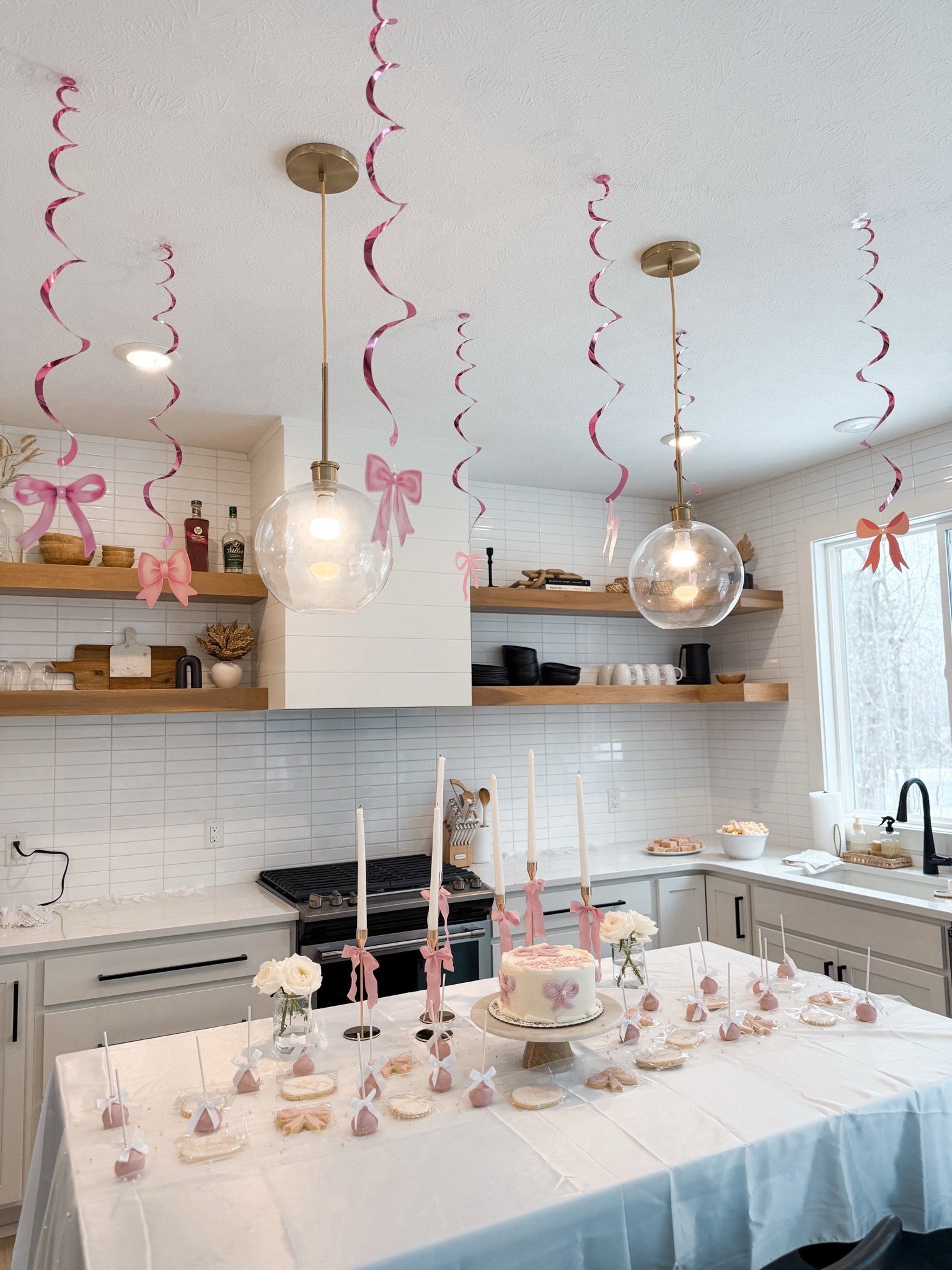 Bow birthday party🎀🩷 Other decorations I used! Seriously so inexpensive and turned out so cute!! ALL EXACT LINKS:) 

#LTKparties #LTKfamily #LTKkids