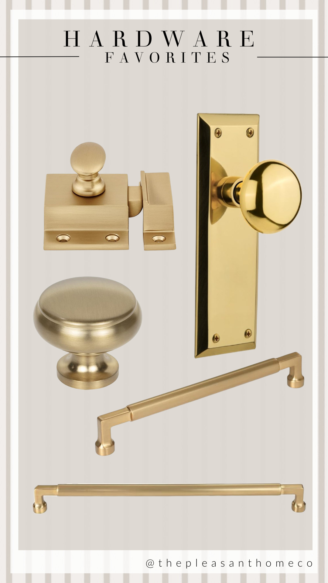 Kitchen Hardware Selections / Bronze Hardware / Honey Bronze / Unlacquered Brass/ Bronze Hardware / Brass Hardware / Knobs / Cabinet Pulls / Brass Doorknob / Kitchen Latch / Kitchen Remodel / Modern Hardware 

 #LTKHome
