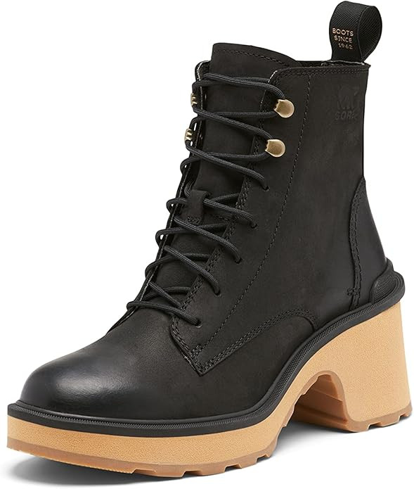 Sorel Women's Hi-Line Heel Lace Boots | Amazon (US)