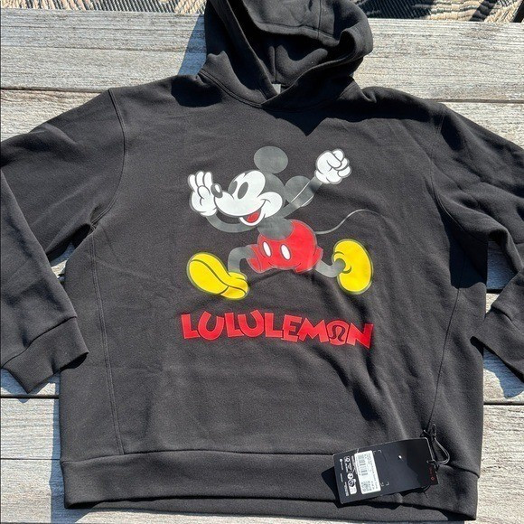 Disney x Lululemon Steady State Pullover Hoodie Black size medium nwt | eBay US