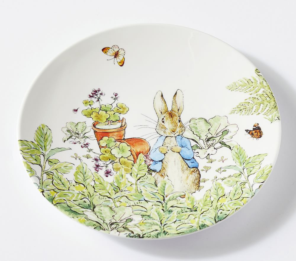 Peter Rabbit(TM) Garden Plates, Gardening | Pottery Barn Kids
