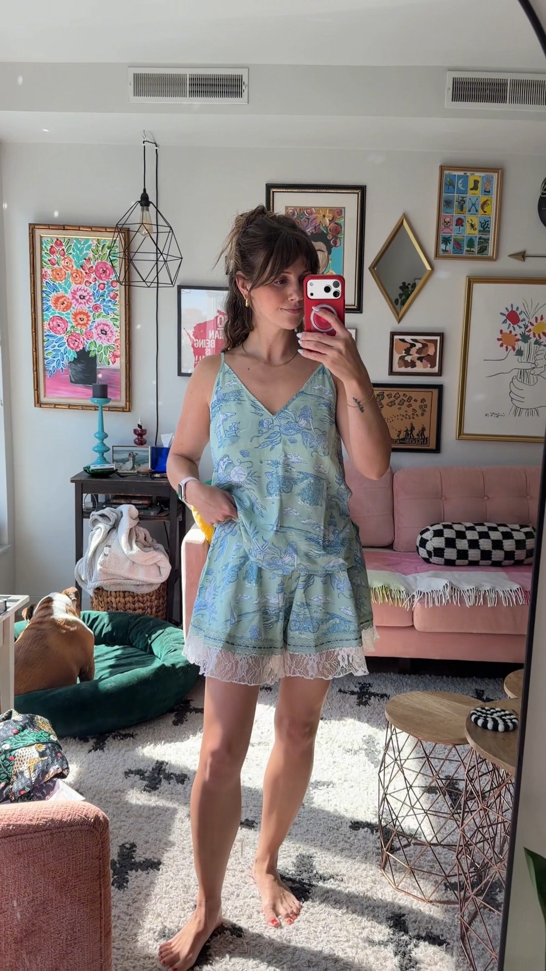 New printfresh pjs just in time for spring + summer! 
I’m in a small in both 


#LTKMothersDay #LTKmorningroutine #LTKselfcare