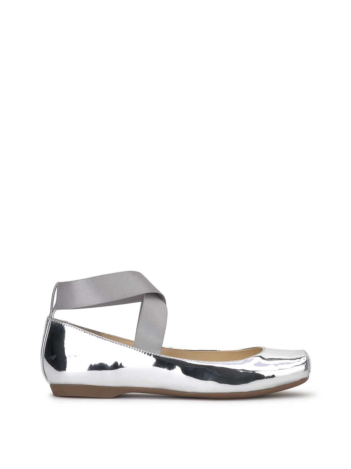 Mandalaye Ballet Flat in Silver | Jessica Simpson E Commerce