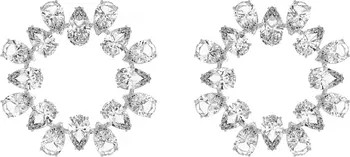 Millenia Crystal Frontal Hoop Earrings | Nordstrom