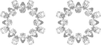 Millenia Crystal Frontal Hoop Earrings | Nordstrom