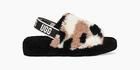 Fluff Yeah Slide Cow Print Slipper | UGG® | UGG (US)