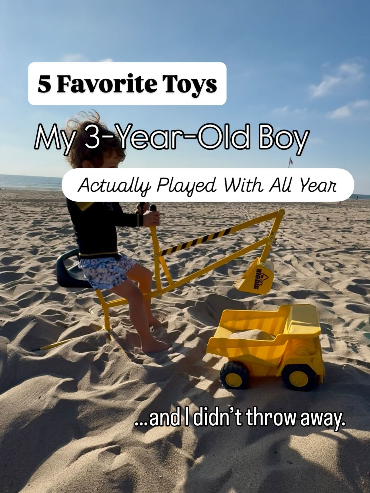 These are the top toys my son used his entire 3rd year — durable, worth the money, and still going strong now that he’s 4. Even my 18-month-old joins in when these are out!

• Hot Wheels RC car (toddler-friendly remote control car)
• The Big Dig (outdoor construction toy)
• Hexbug (STEM bug toy)
• Yoto Player (audio story device for independent play)
• Air Toobz (sensory air toy)

Perfect for toddler gifts, preschool toys, birthday gift ideas, and holiday shopping.

best toddler toys, toys for 3 year olds, toys for boys age 3, preschool toys, independent play toys, toddler gift ideas, 3 year old birthday gifts, Christmas gifts for toddlers, holiday gift guide, top toys 2025, mom recommended toys, Montessori toys, STEM toys for toddlers, sensory play toys, open ended play, indoor toddler toys, outdoor toddler toys, toddler favorites, tried and true toys

#LTKHoliday #LTKGiftGuide

#LTKKids