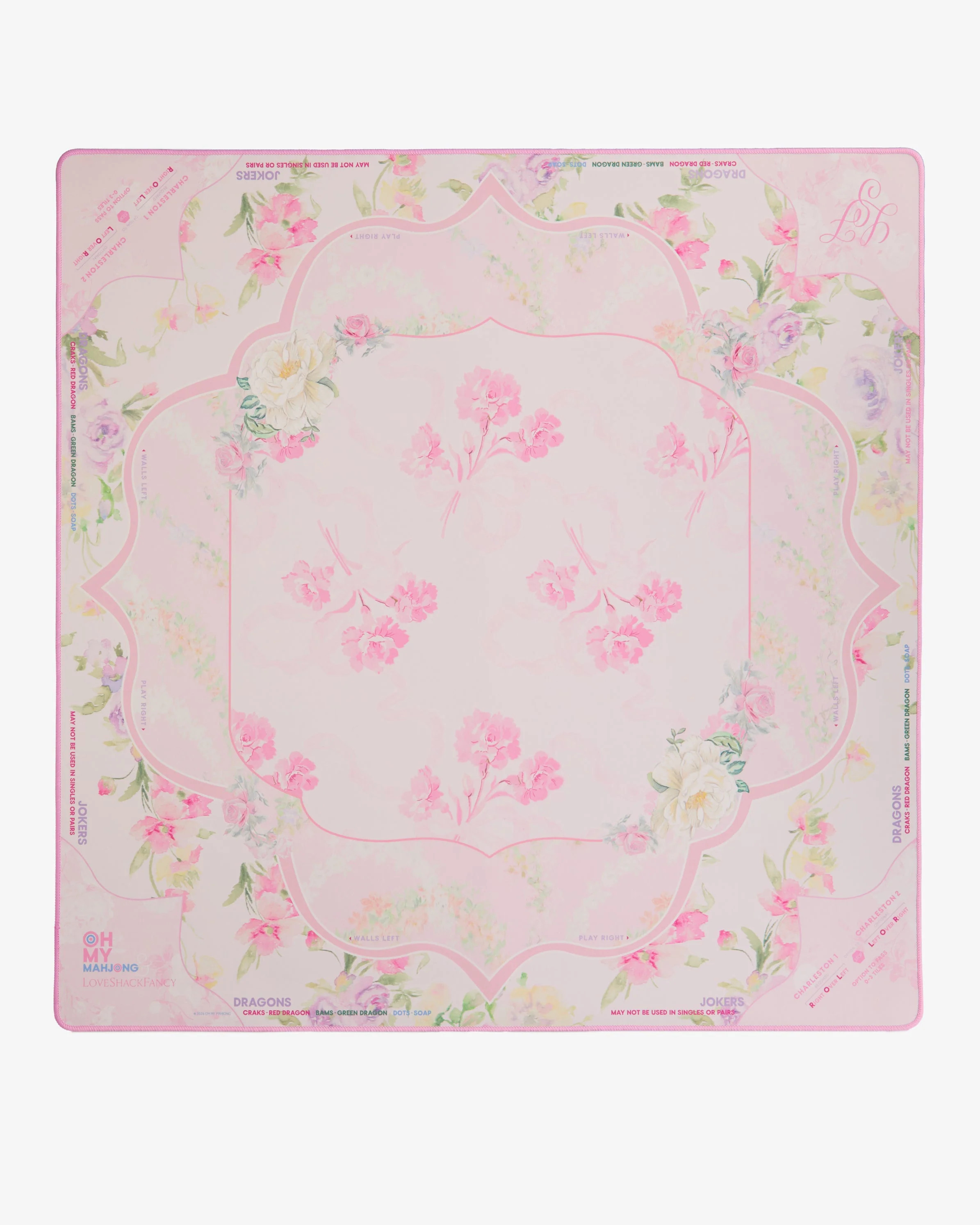 LSF Fleur Mahjong Mat | Oh My Mahjong