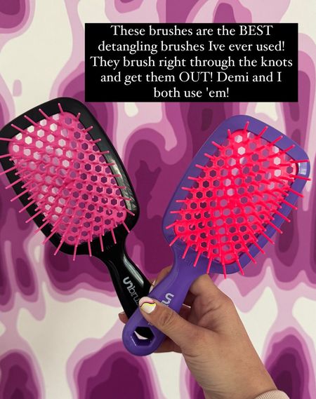 These brushes are the BEST detangling brushes Ive ever used!
They brush right through the knots and get them OUT! Demi and I both use 'em!

#LTKbeauty #LTKfamily #LTKkids