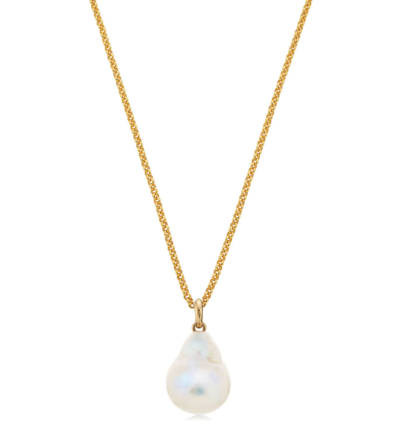 Vintage Chain Pearl Necklace | Monica Vinader (Global)