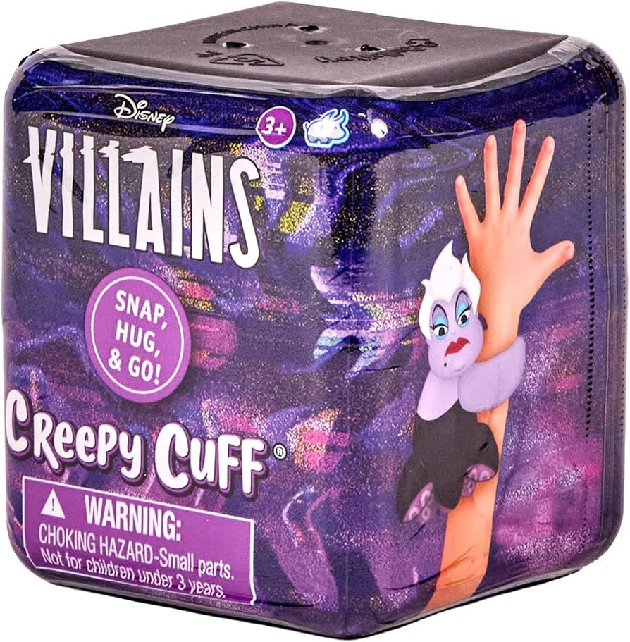 Disney Cutie Cuffs Villains Creepy Cuffs Mystery Plush Slap Bracelet | Amazon (US)