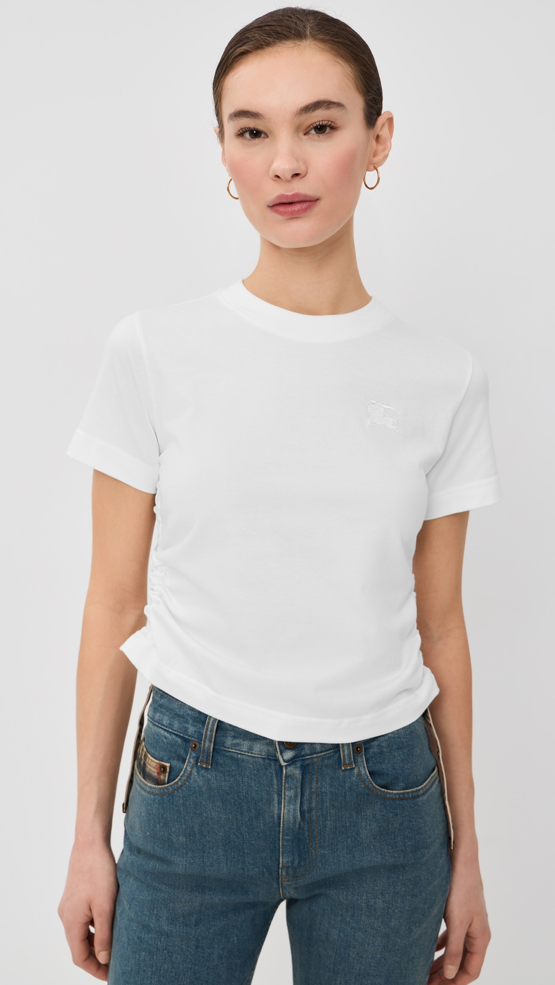 Burberry Festival Tee Chalk XS | Shopbop