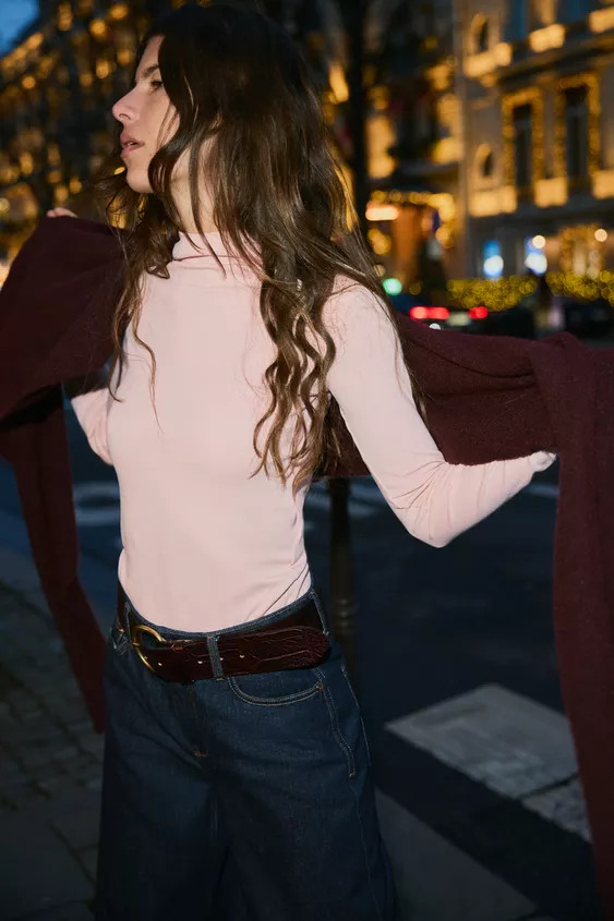 TURTLENECK T-SHIRT | Zara US