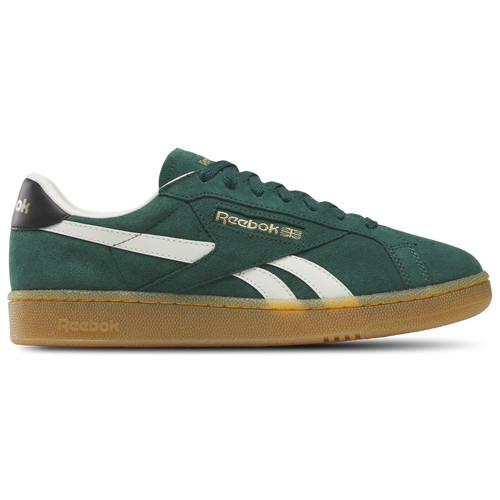 Reebok Mens Reebok Club C Grounds Uk - Mens Tennis Shoes Black/Gum/Collegiate Green Size 08.5 | Foot Locker (US)