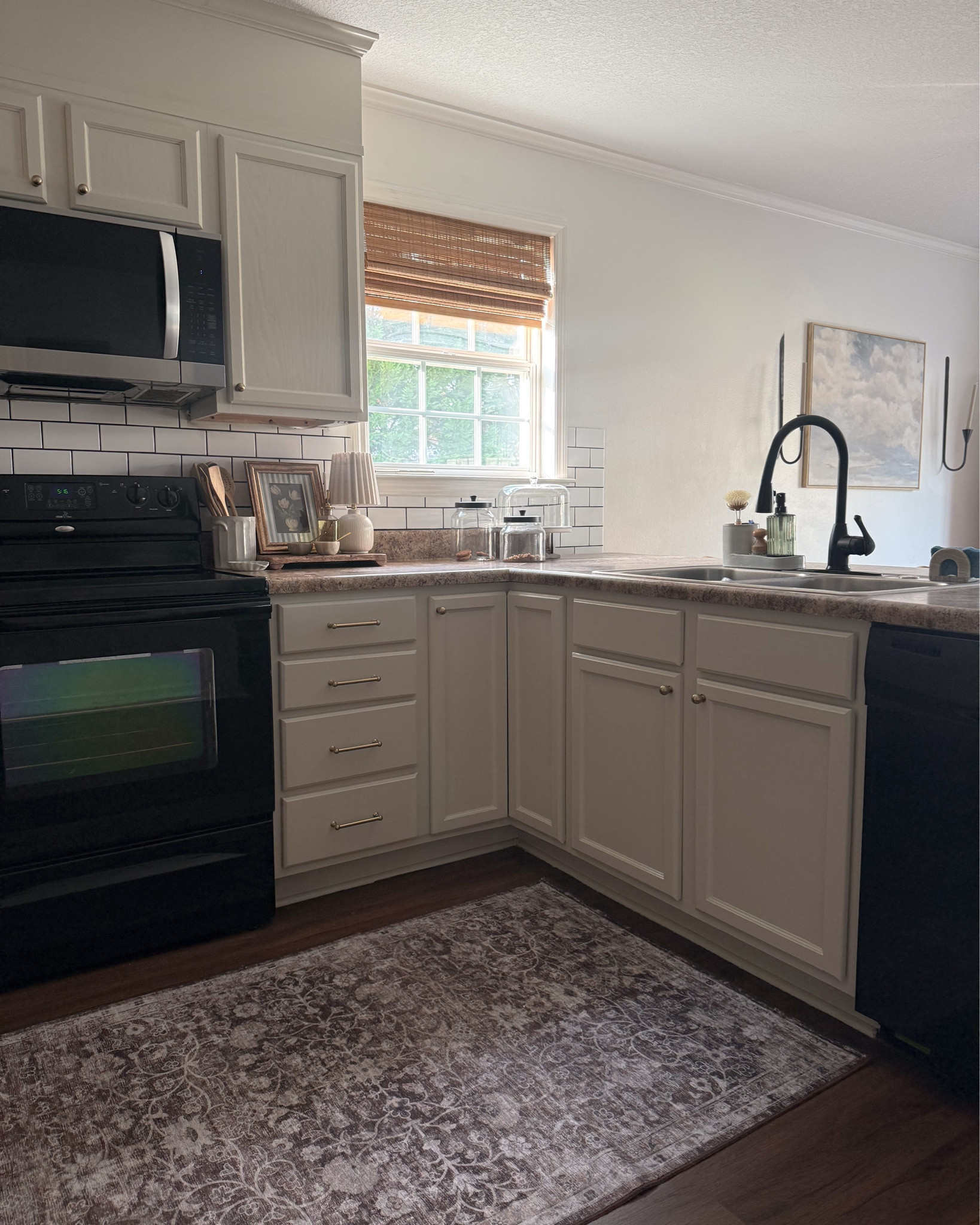 Got my rug in for my kitchen and I absolutely love it! 🤎 also, just ordered my sink, faucet and countertops this week!! Woohoo 🥳 

#LTKSaleAlert #LTKdayinmylife #LTKHome