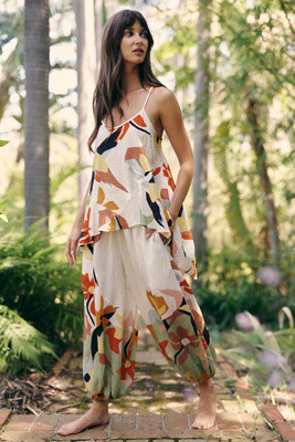 Celandine Flowy Balloon Pants | Anthropologie (US)