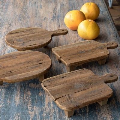 Park Hill Collection Wooden Cutting Board Risers | Target
