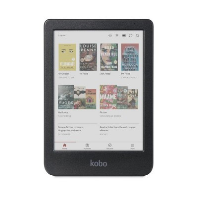 Kobo Clara Colour - 6" 16GB eReader - E Ink Kaleido 3 Color Display with ComfortLight PRO - Dark Mode Option - Audiobooks - Waterproof (Black) | Target
