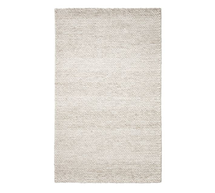 Chunky Knit Sweater Rug | Pottery Barn (US)