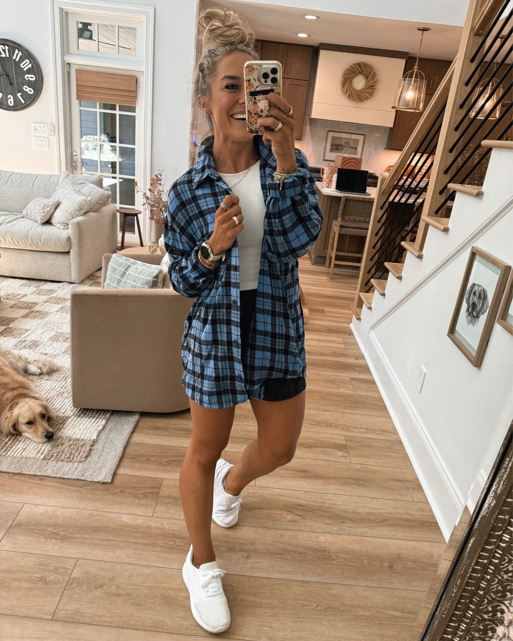 My fave $25 Target flannel is BACK🤎✨😍 truly so so so soft, oversized if you size up & easy to style / grab all season long! Always a fave for me! I’m wearing the XL!

Fall outfit / style / plaid / flannel / target finds / wild fable / Holley Gabrielle / cozy / neutrals / casual 


#LTKSeasonal #LTKStyleTip #LTKFindsUnder50