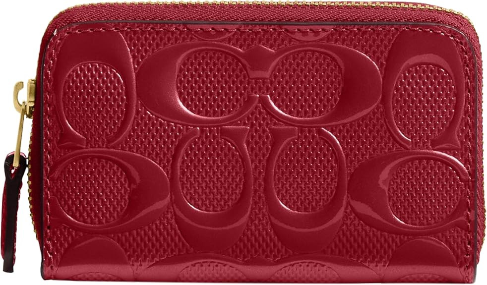 COACH Womens Boxed Essential Small Zip Around Card Case | Amazon (US)