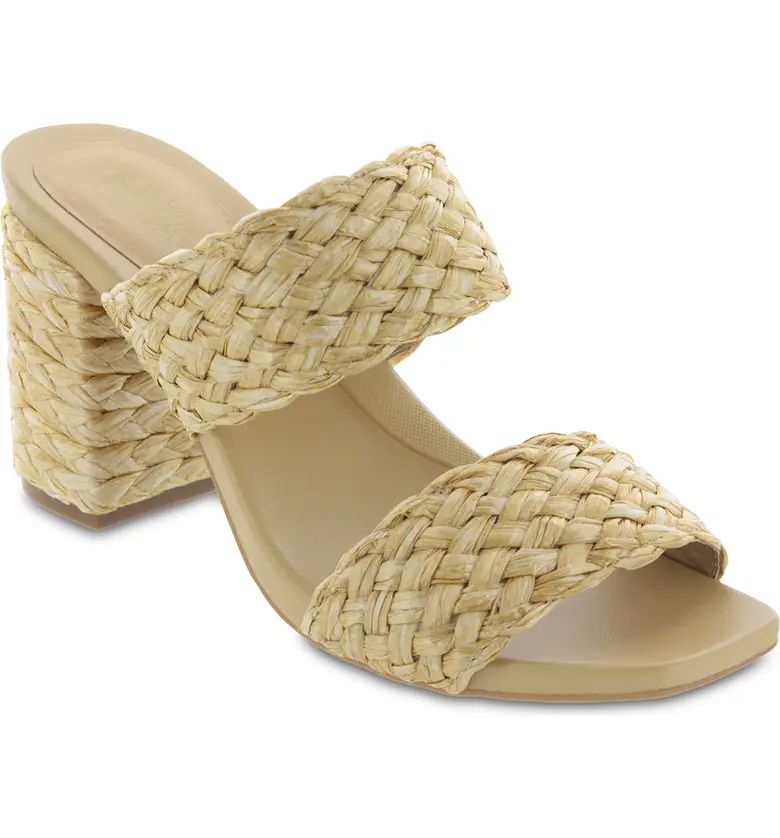 MIA Kelsea Woven Raffia Sandal | Nordstromrack | Nordstrom Rack