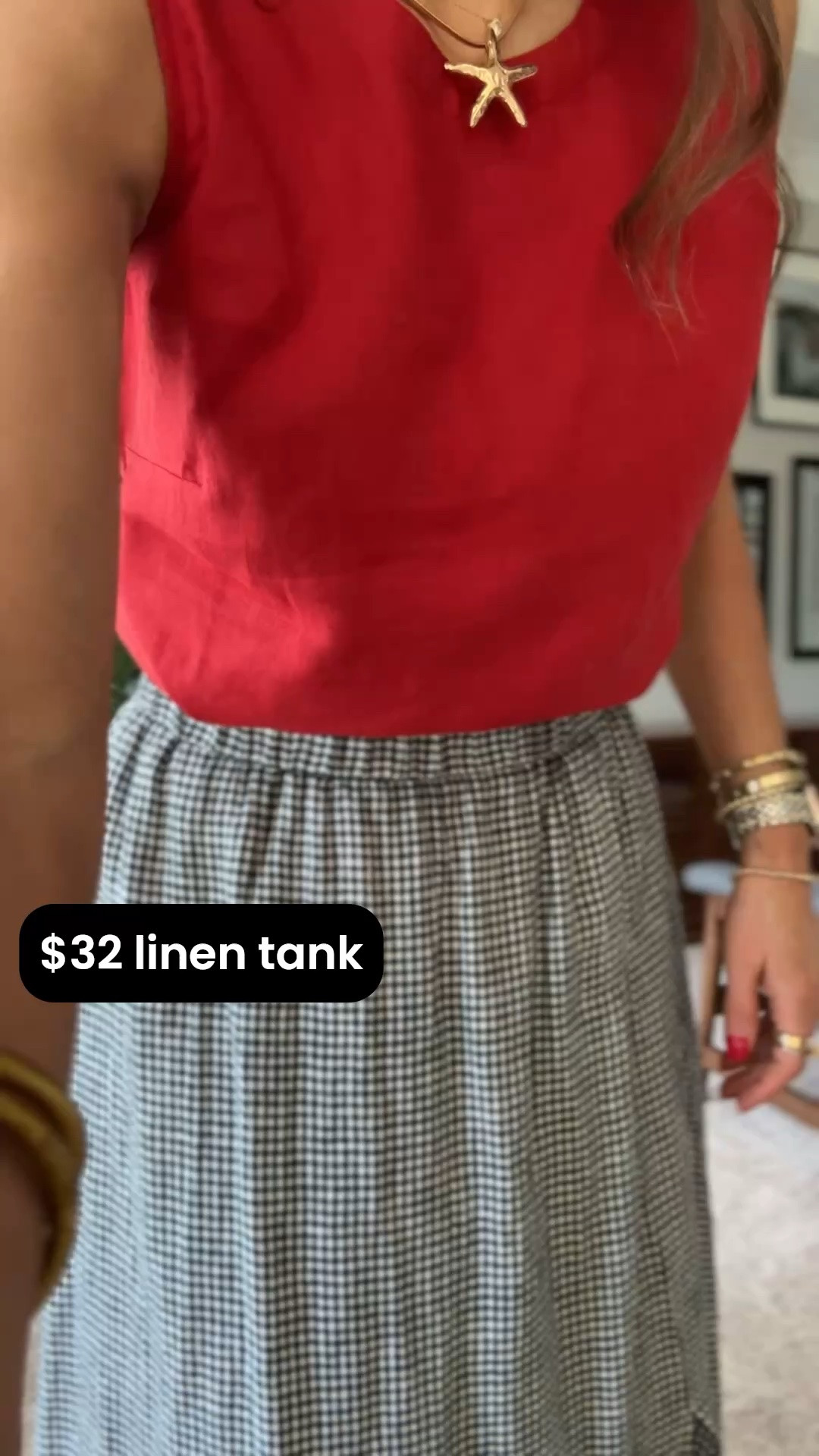 Absolutely loving this linen tank from @onequince
