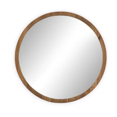 Anner Round Mirror Union Rustic | Wayfair North America