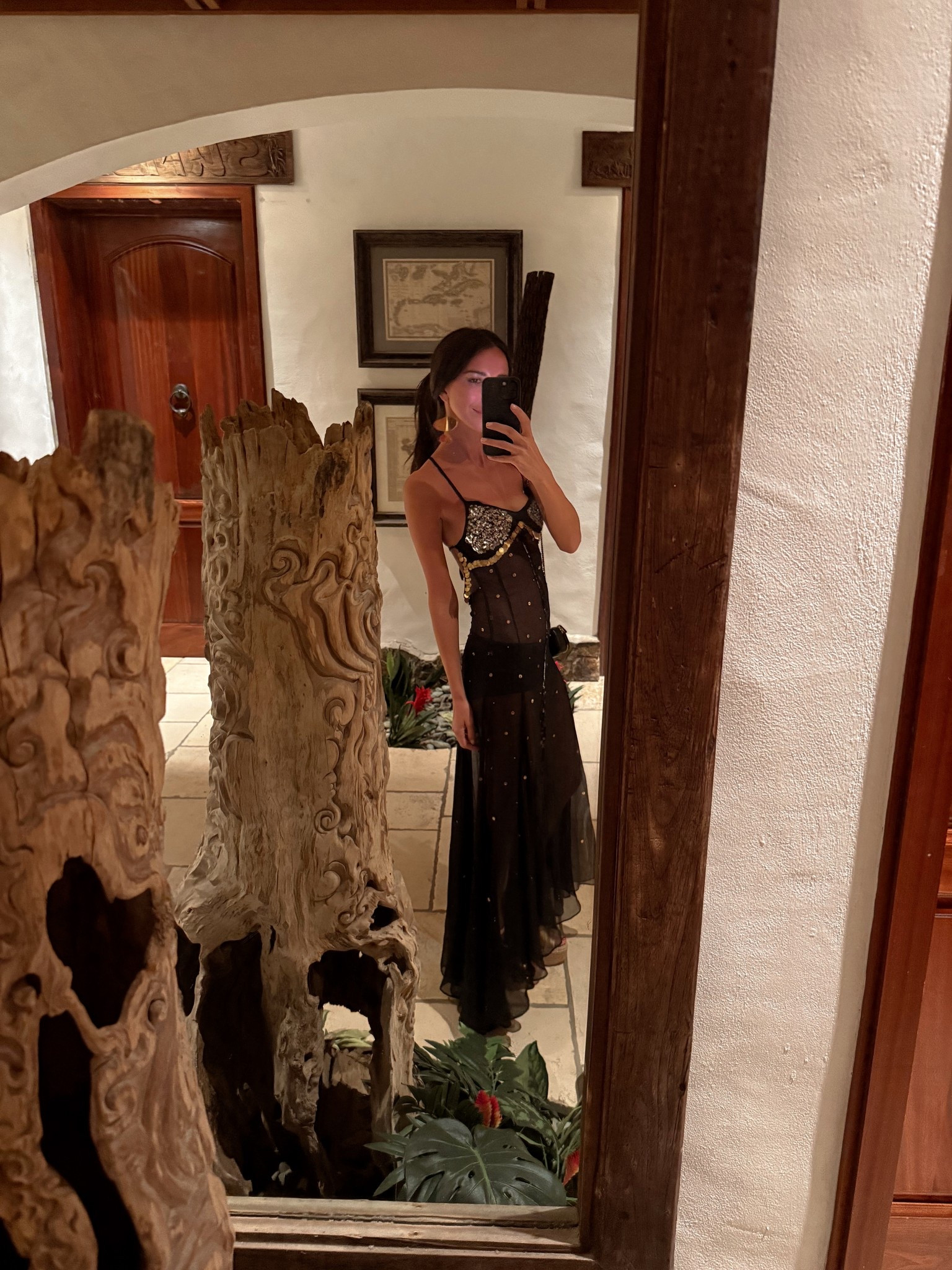 Night two outfit! Earrings are old Jill Sander, linking similar.