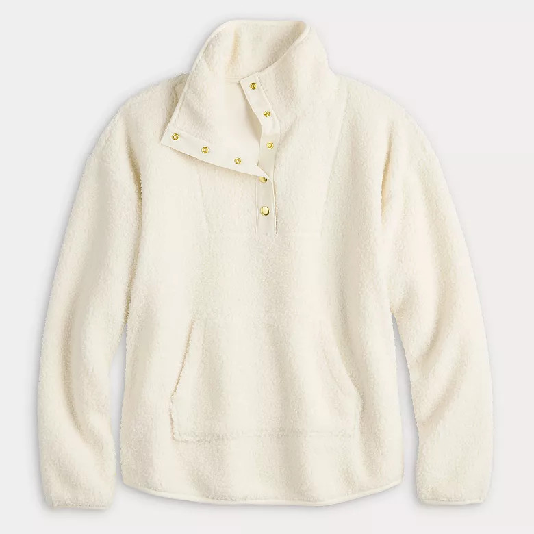 Women's Sonoma Goods For Life® Faux Shearling Pullover | Kohl's