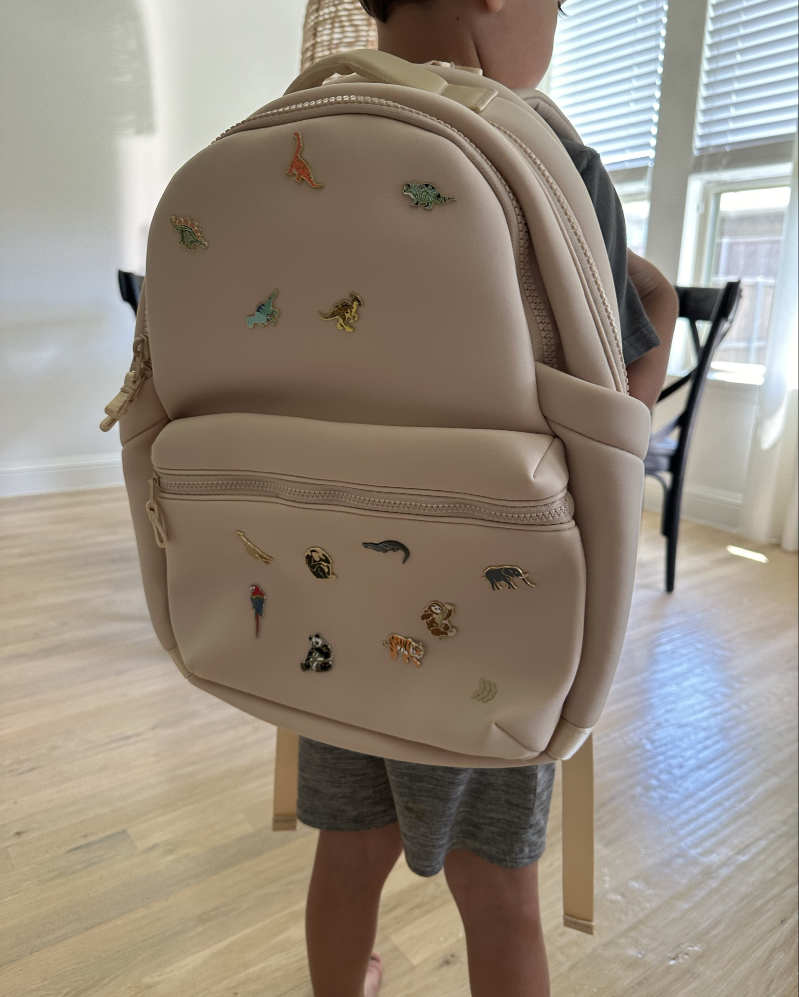 Sheps Dinosaur & wild animal backpack 🦖🐅
he is going to collect different pins & add them to his bag through the year. 


@Morgan.Speiser 
dinosaur backpack, wild animal backpack, backpack pins, bag pins, backpack idea, kids backpack, kindergarten backpack. 

#LTKKids #LTKSeasonal #LTKBacktoSchool