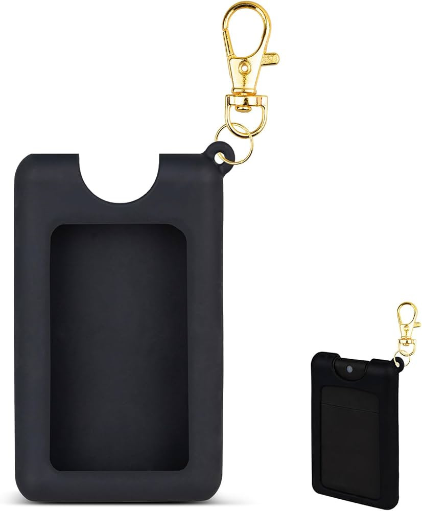 Silicone Case Compatible with Noshinku Pocket Hand Sanitizer, Protective Case with Keychain for R... | Amazon (US)