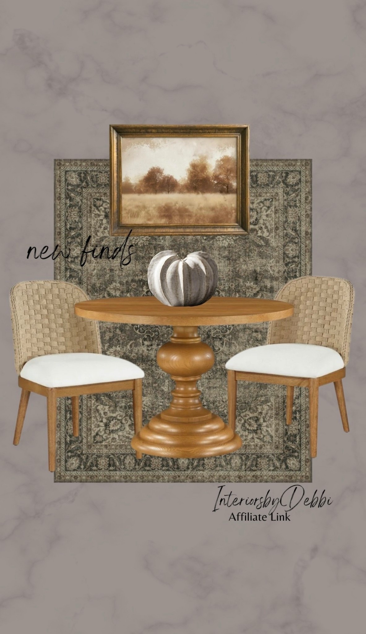 Walmart Find
Area rug, dining table, dining chairs, framed art, transitional home, modern decor, amazon find, amazon home, target home decor, mcgee and co, studio mcgee, amazon must have, pottery. barn, Walmart finds, affordable decor, home styling, budget friendly, accessories, neutral decor, home finds, new arrival, coming soon, sale alert, high end look for less, Amazon favorites, Target finds, cozy, modern, earthy, transitional, luxe, romantic, home decor, budget friendly decor,
Amazon decor #walmart



#LTKSeasonal #LTKHome