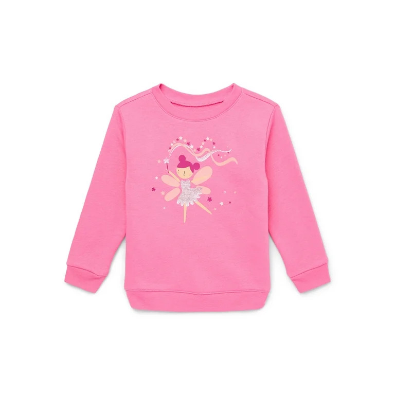 Garanimals Toddler Girl Graphic Fleece Sweatshirt, Sizes 2T-5T | Walmart (US)