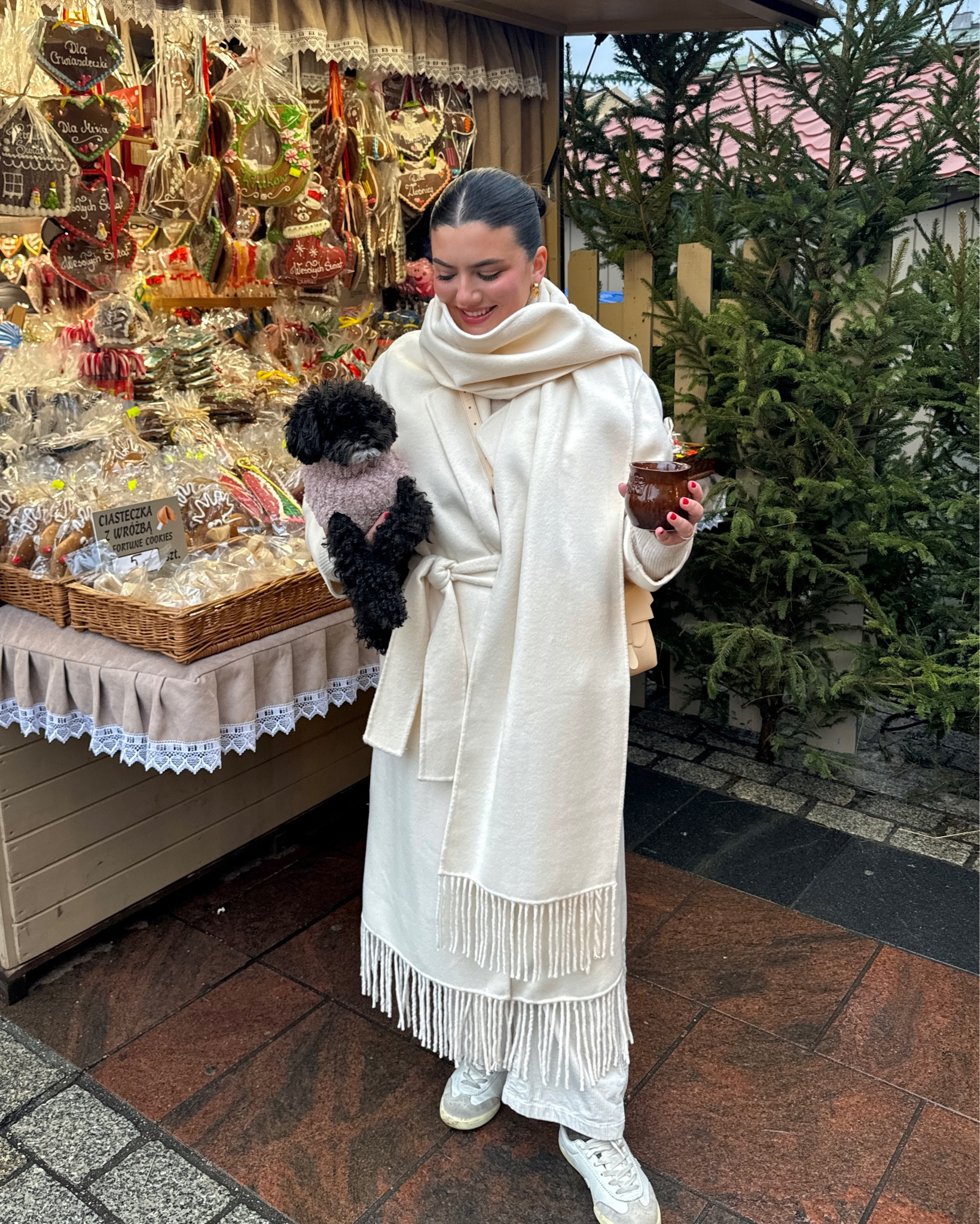 In love with this fringe coat with matching scarf! 

#LTKSeasonal