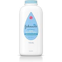 Johnson's Baby Powder with Naturally Derived Cornstarch Aloe & Vitamin E, Hypoallergenic, 15 oz | Amazon (US)
