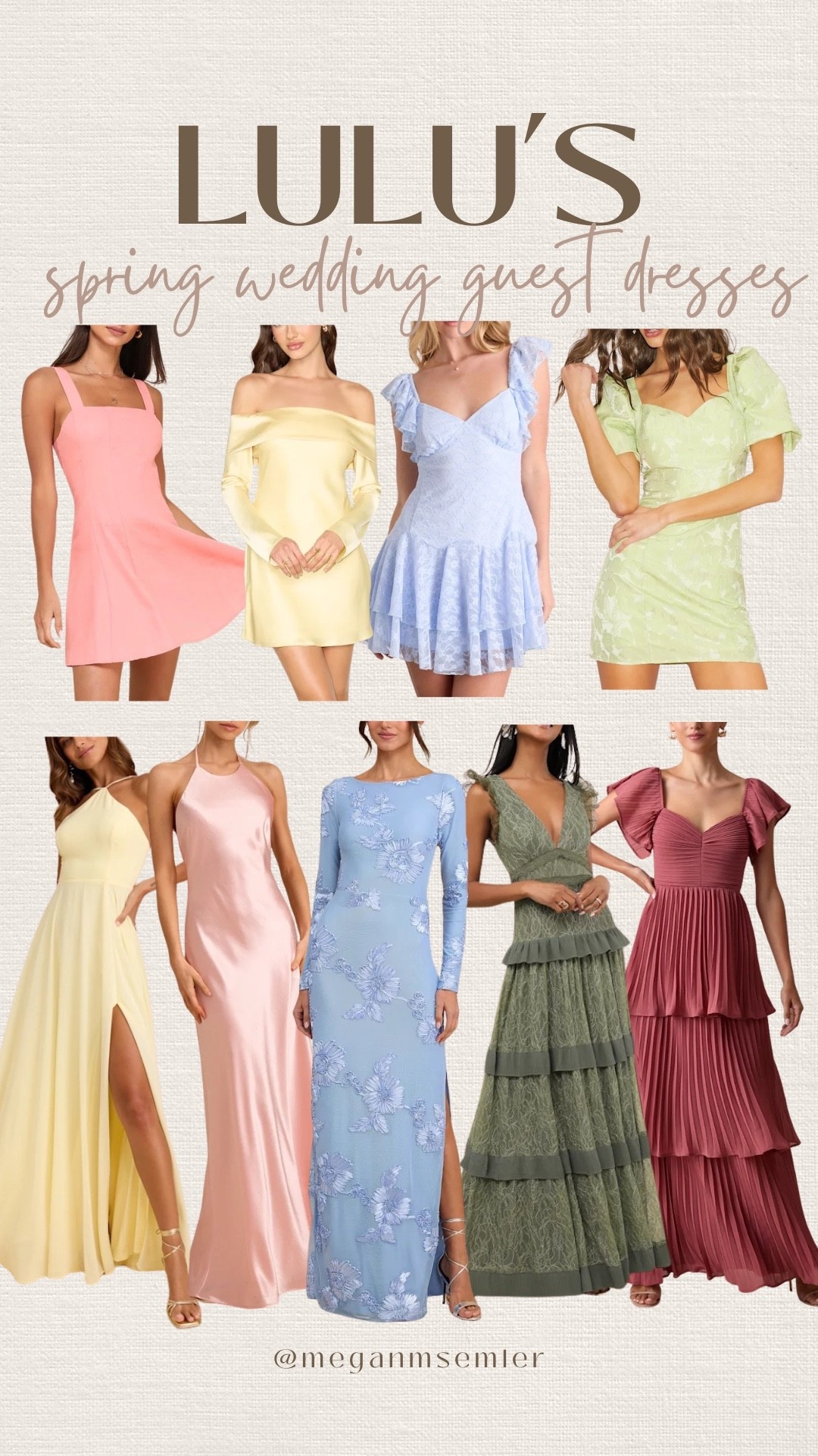 Lulu’s wedding guest dresses for spring 

#LTKWedding #LTKootd #LTKgrwm